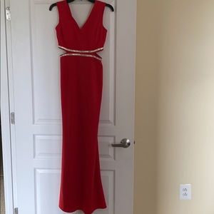 Flawless red ball gown